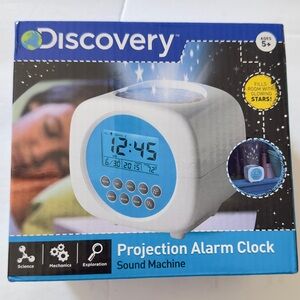 👉Discovery Kid Sound Machine Alarm Clock Stars Projection Nature Sounds Timer UV